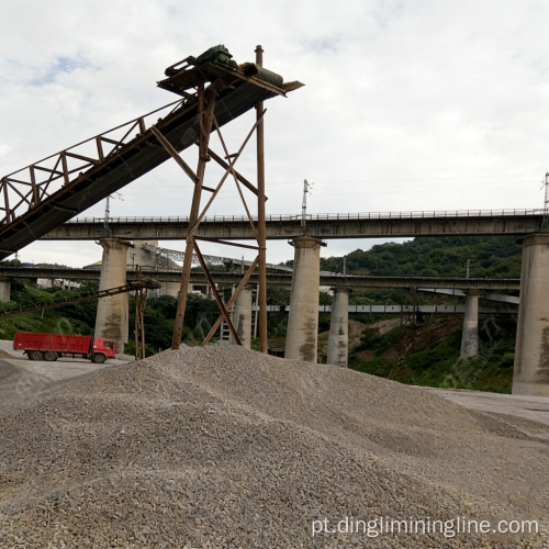 Linha de produção de seixos de rio de 300 TPH